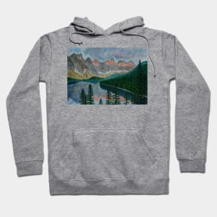 The Valley of Ten Peaks in Banff, Canada Hoodie